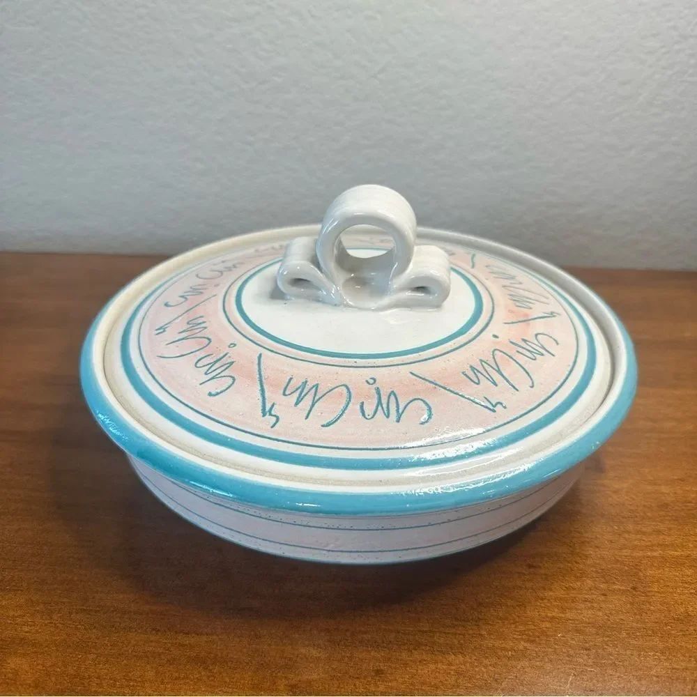 Vintage Yunnan artisan stoneware lidded pot